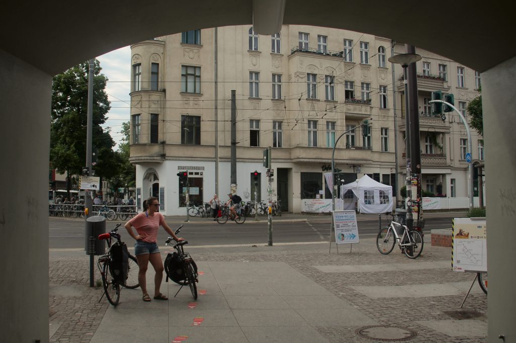 Start der Radtour am S-Bahnhof Friedrichshagen