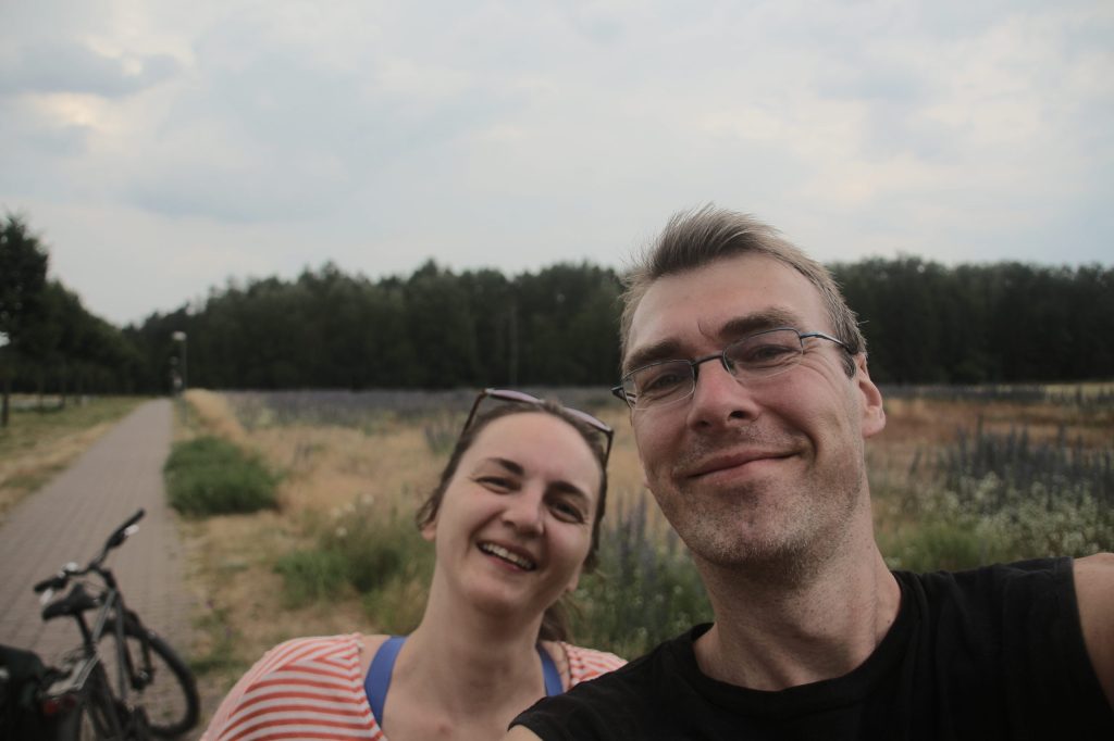 Judith und Martin auf der Radtour