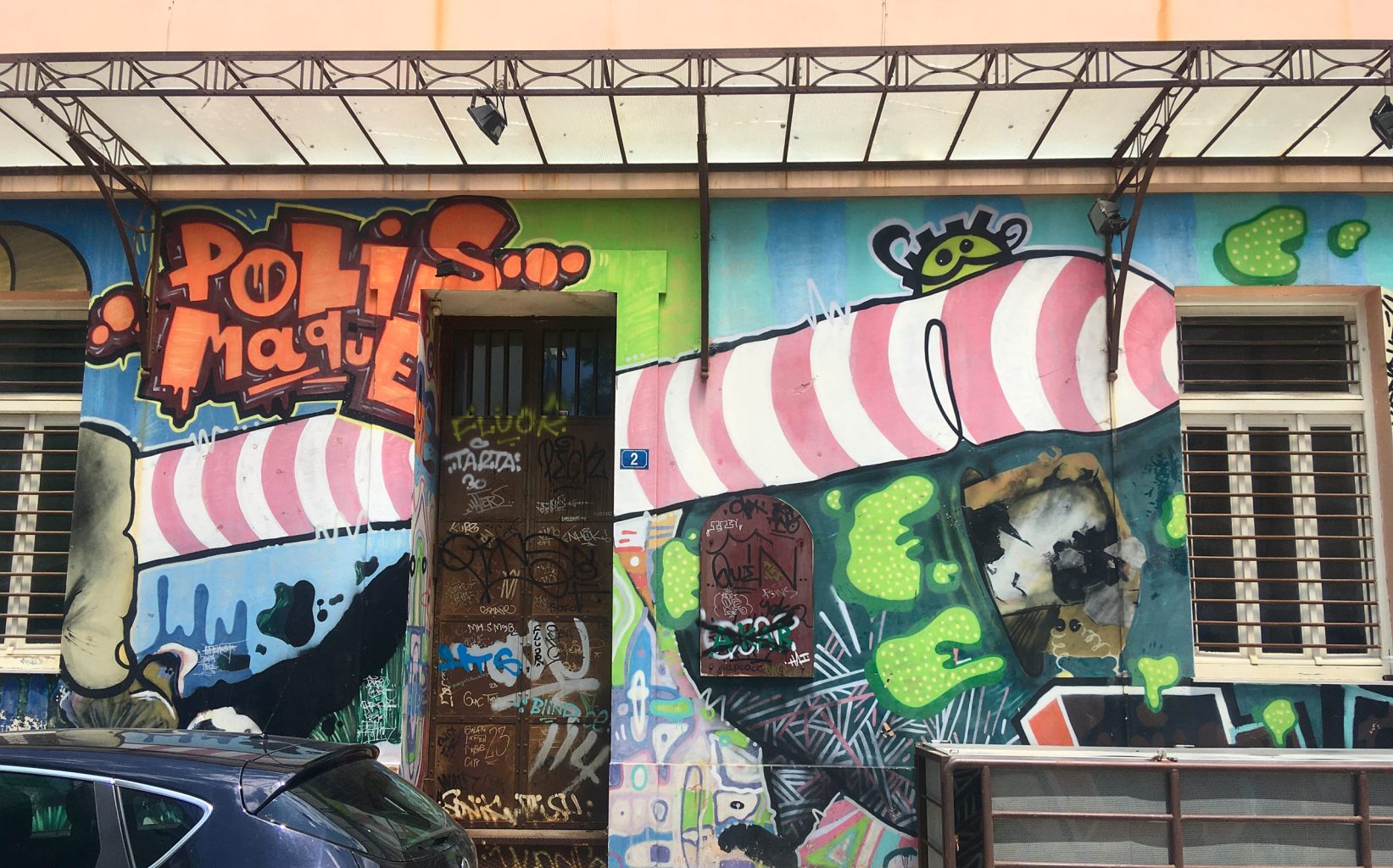 Graffiti Wand Athen