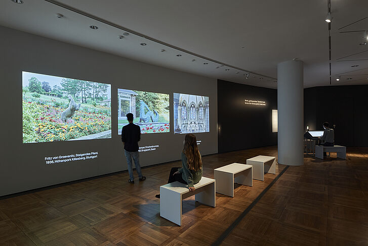 Blick in die Ausstellung "Die Liste der Gottbegnadeten" im DHM