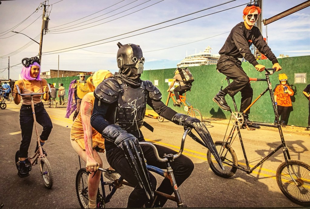 Hochräder beim Bike Kill New York