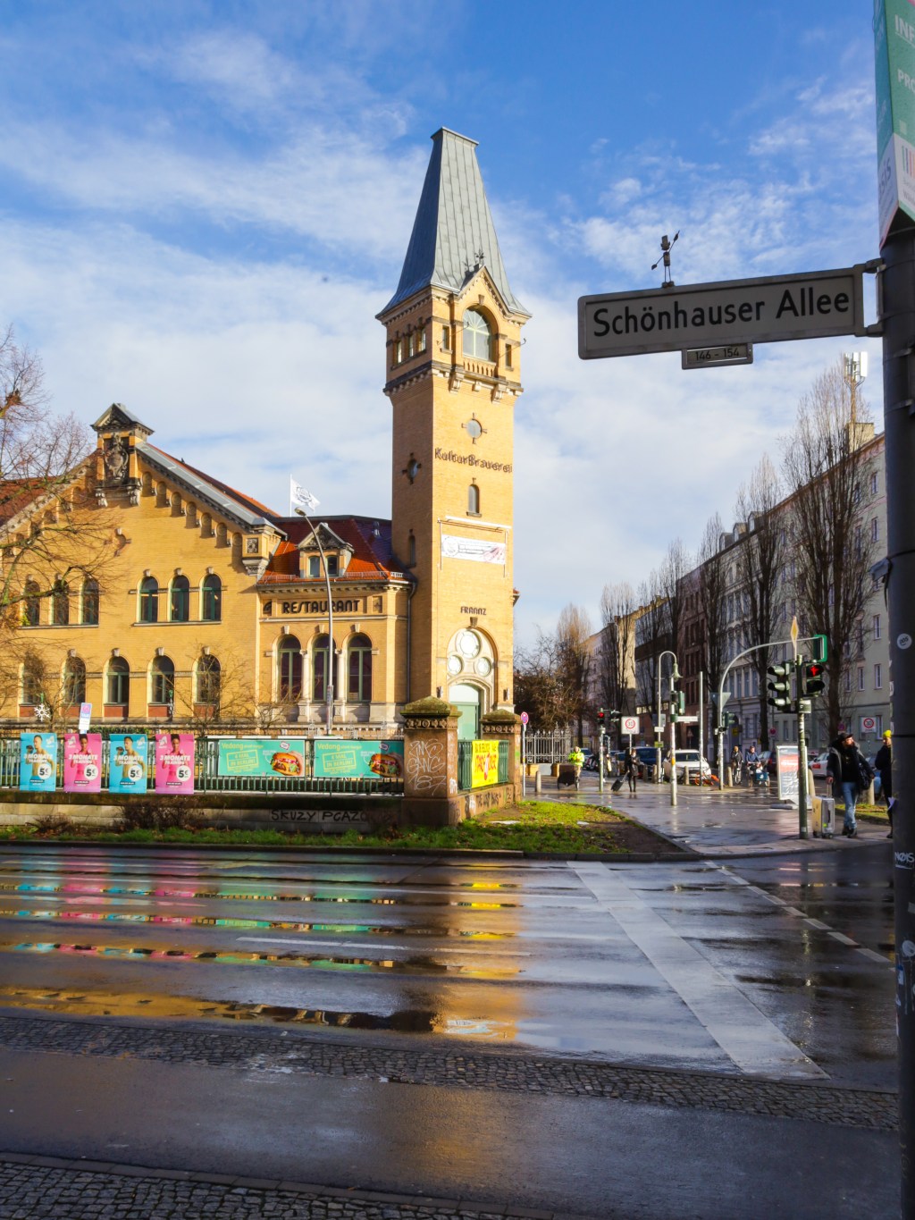 Kulturbrauerei Schönhauser Allee Ecke Sredzkistraße