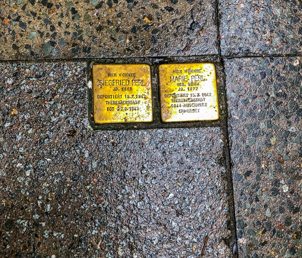 two Stolpersteine in Schöneberg, Berlin