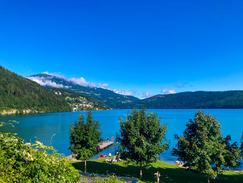 Am Ufer des Millstätter Sees in Österreich