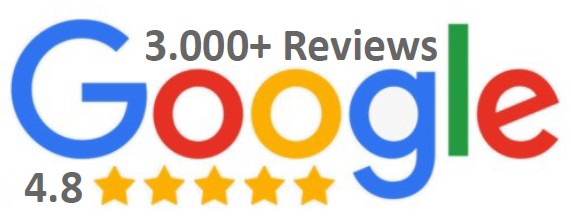 Google 3.000+ reviews